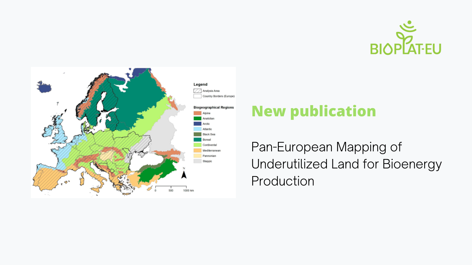 New Publication: Pan-European Mapping of Underutilized Land for Bioenergy Production